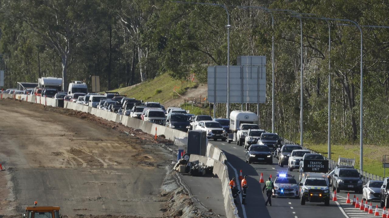 Drivers experienced heavy delays on Monday. Picture: Lachie Millard/File