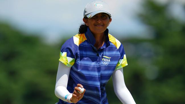 India's Aditi Ashok is rright in the title hunt.