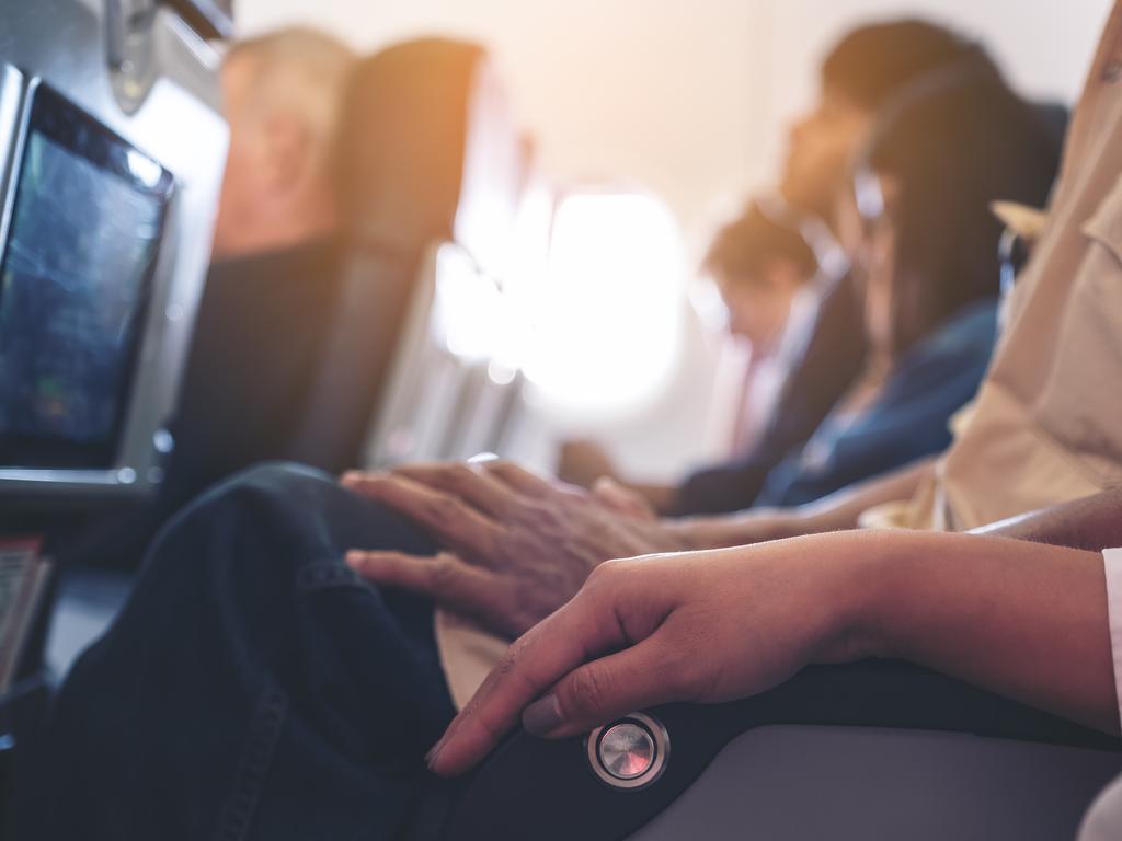 According to a recent survey, 54.2 per cent of Aussie travellers won’t recline their plane seat. Picture: iStock