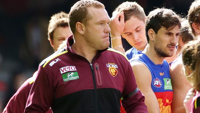 Lions coach Justin Leppitsch. Picture: George Salpigtidis