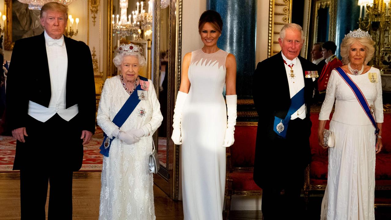 Britain rolled out the red carpet for then-US President Donald Trump on June 3 2019 as he arrived for a state visit. Picture: AFP.