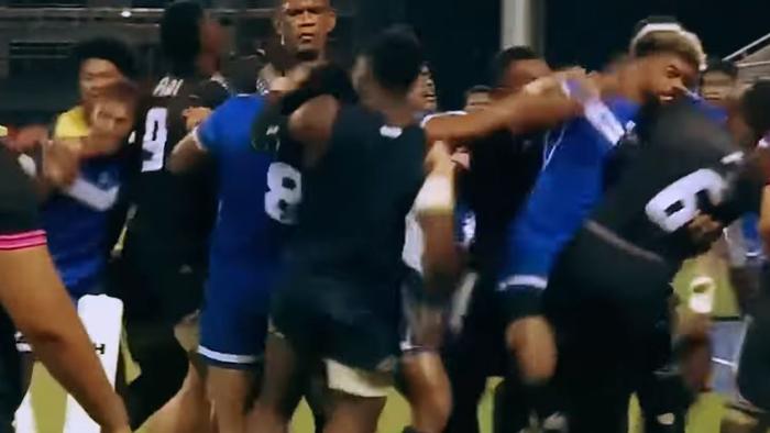 Twelve players have been charged for last November’s ugly brawl between Fiji and Samoa at the Pacific Games nine’s tournament in the Solomon Islands.