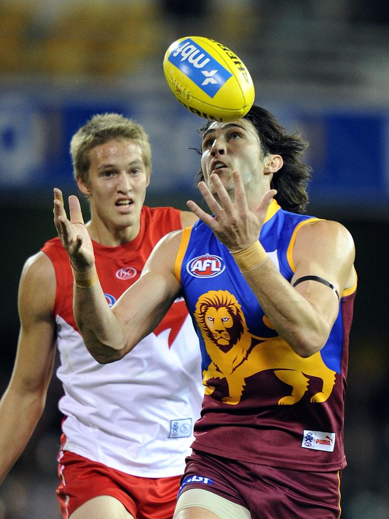 A young Reid took to the field for his AFL debut in 2010. Picture: AAP Image/Dave Hunt