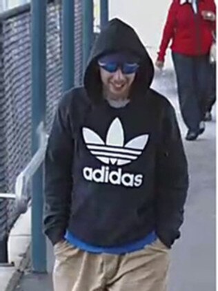 Police wish to speak to this man in relation to criminal damage incident on the Frankston Line on Monday, December 1, 2017.