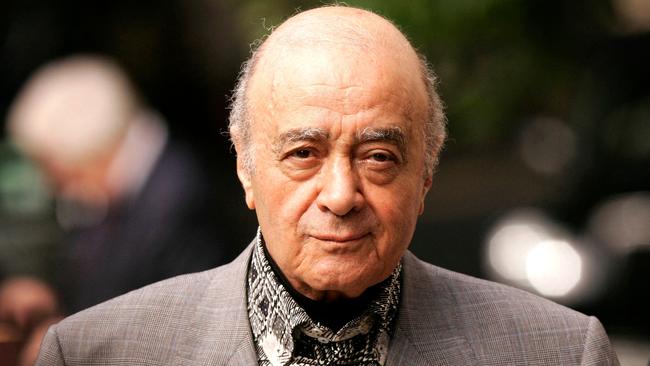 The Crown Prosecution Service admitted it decided not to bring charges against Mohamed Al Fayed after receiving evidence from the police on two occasions. Picture: Shaun Curry/AFP