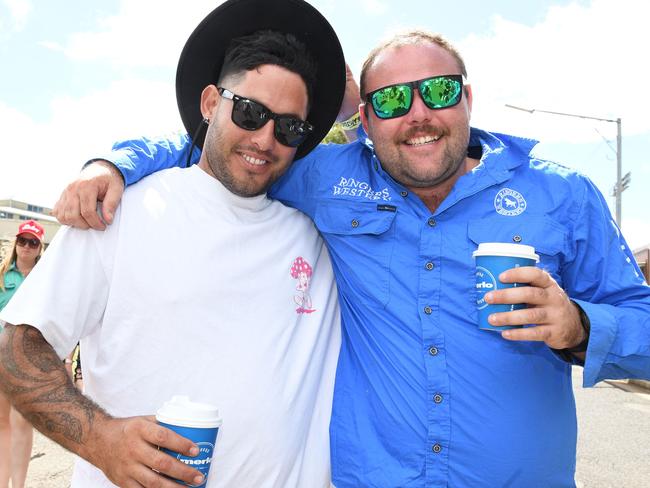 Leslie Smith and Taylor Lukic. Meatstock Festival at the Toowoomba showgrounds. April 2022