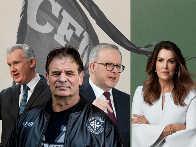 Peta Credlin has written on the CFMEU.