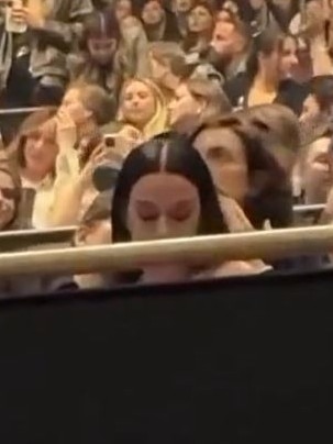 Katy Perry sits in the VIP section of Sabrina Carpenter’s LA concert at the Kia Forum.