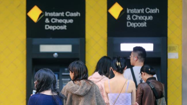 BRISBANE, AUSTRALIA NewsWire Photos JUNE 26 2023 A generic photo of the Commonwealth Bank branch in Brisbane.Picture: Glenn Campbell