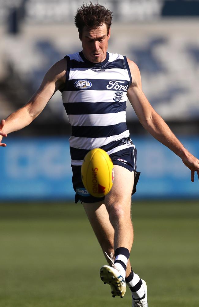 Jeremy Cameron on the move. Picture: Kelly Defina/Getty Images