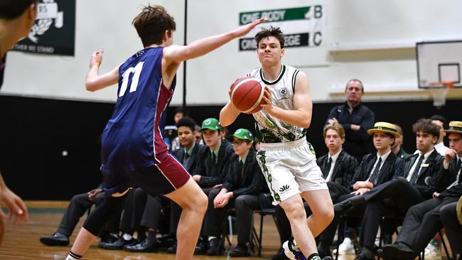 GPS Firsts basketball between Brisbane Boys College and The Southport School Saturday August 13, 2022. Picture, John Gass