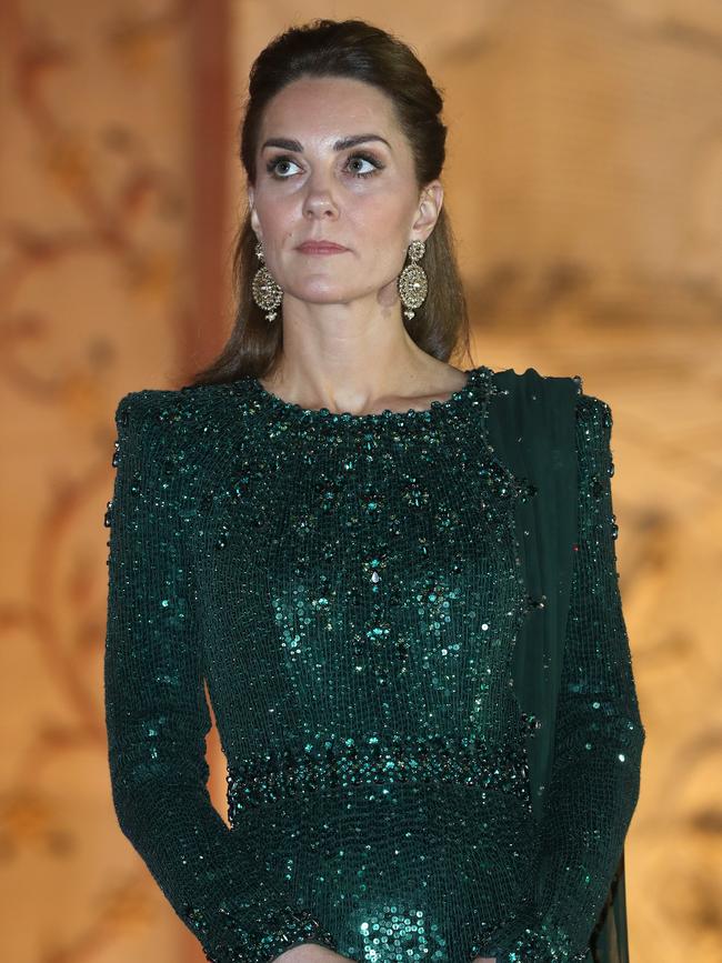 The Duchess of Cambridge at the Pakistan National Monument.