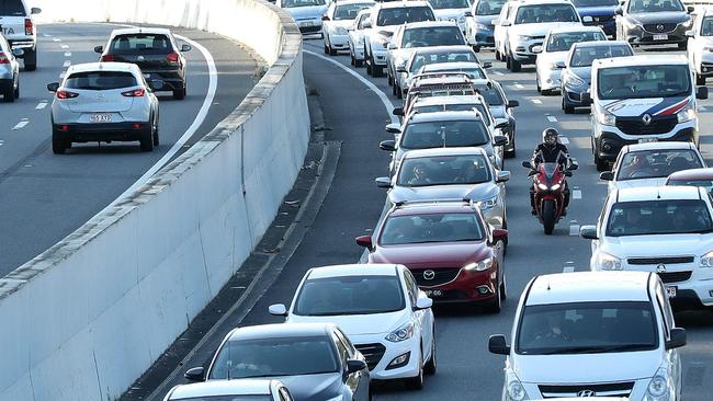 Congestion on the M1, Rochedale. Photographer: Liam Kidston.