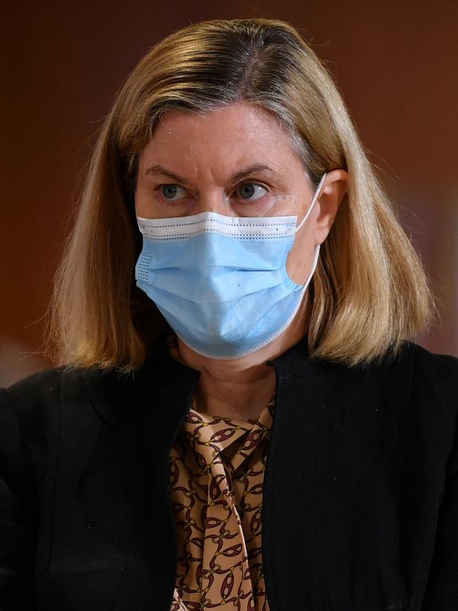 ‘This is a mask’: NSW Chief Health Officer Kerry Chant.