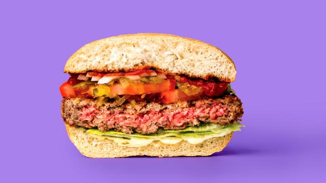 Impossible Foods' Impossible Burger. A recent EU ruling will allow alternative protein products to use meat-based terms on packaging. Picture: Impossible Foods