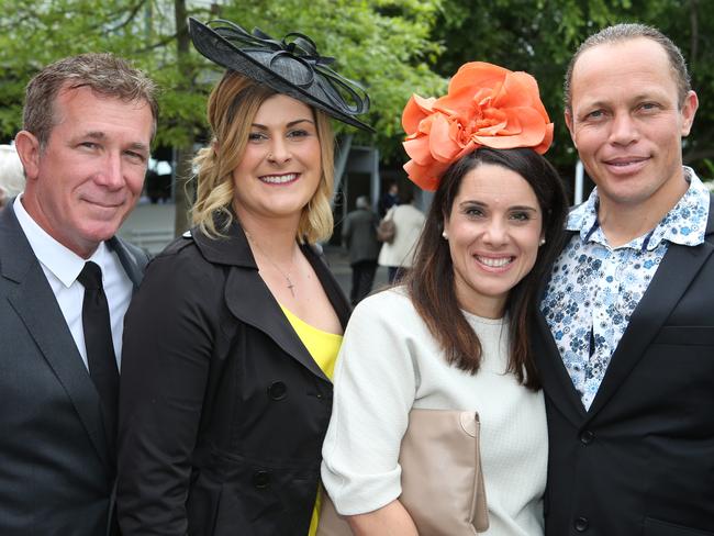 Jeff Crow, Steph Muscat, Sarah Morgante and Jamie Smith. Picture: Glenn Ferguson