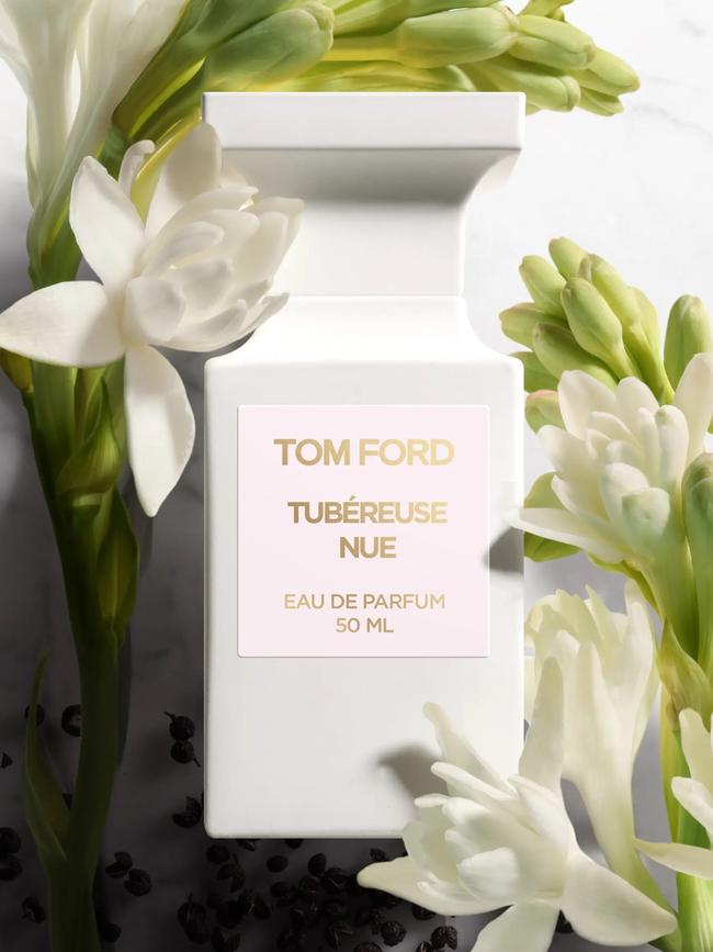 Tubereuse Neu, the latest fragrance by Tom Ford. Image: Supplied