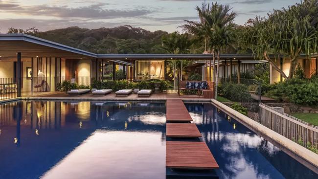 The property features a Virginia Kerridge-designed series of low-set, interconnected pavilions. Picture: ppglobal.com.au