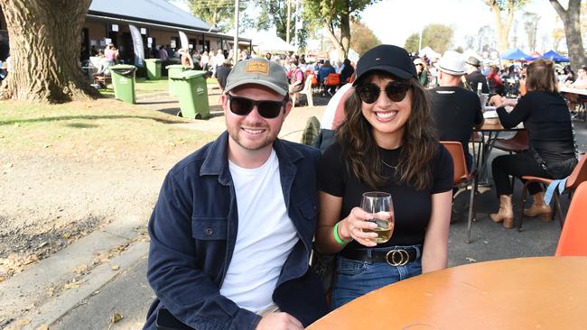 Tinamba Food and Wine Festival — Lewis Dean and Abiela Walker. Picture: David Smith