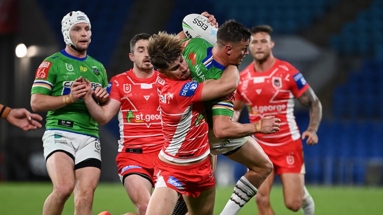 NRL 2021: Canberra Raiders win 20-12 over Dragons | Match Report | The ...