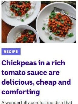 A recipe on ABC Life.