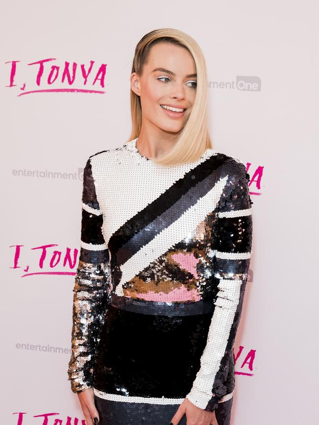 Margot Robbie attends the 'I, Tonya' UK premiere held at The Curzon Mayfair on February 15, 2018. Photo by Tristan Fewings/Getty Images.