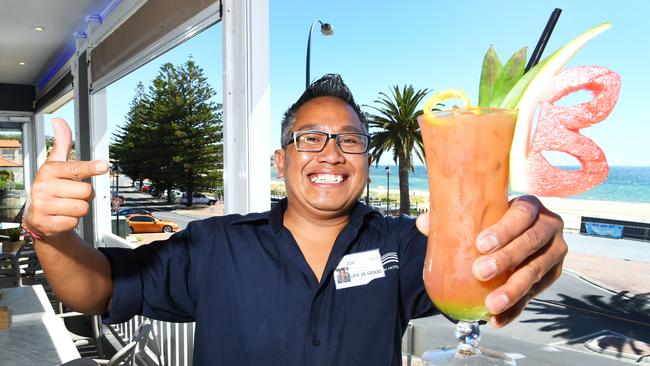 Ida Budiantara at the Seacliff Hotel. Picture: AAP/Mark Brake