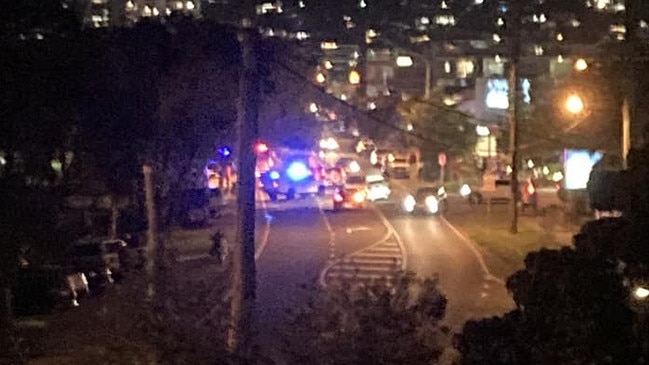 The aftermath of the alleged stabbing at Lyons Park at Coolum Beach during Easter last year. Picture: Facebook