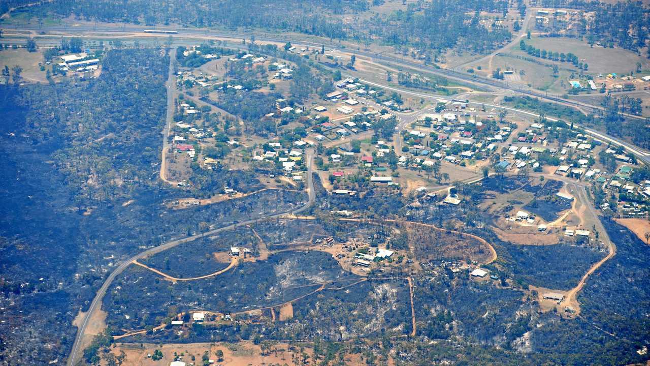 Fire at Mount Larcom Ambrose area.