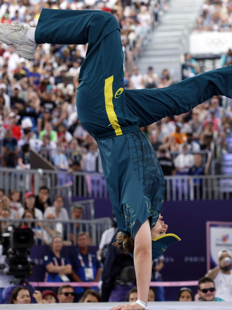 Australia's Rachael Gunn became one of the stories of the Olympics. (Photo by Odd ANDERSEN / AFP)