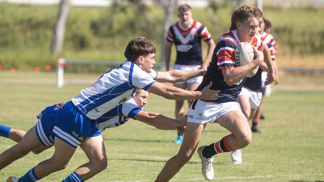 Jaxon Purdue at the Aaron Payne Cup 2023 Saint Patrick's College versus Ignatius Park College at Leprechaun Park Mackay Tuesday 30 May 2023 Picture: Michaela Harlow