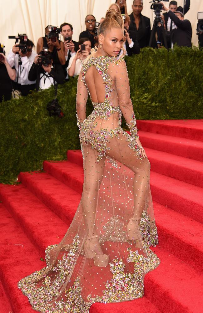 Beyonce at the 2015 Met Gala, ‘China: Through The Looking Glass’ in New York City. Picture: Dimitrios Kambouris/Getty Images