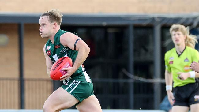 EDFL Division 1 GF: Airport West v West Coburg at Windy Hill, Essendon September 4. Daniel Sinnott of Airport West.Picture : George Salpigtidis