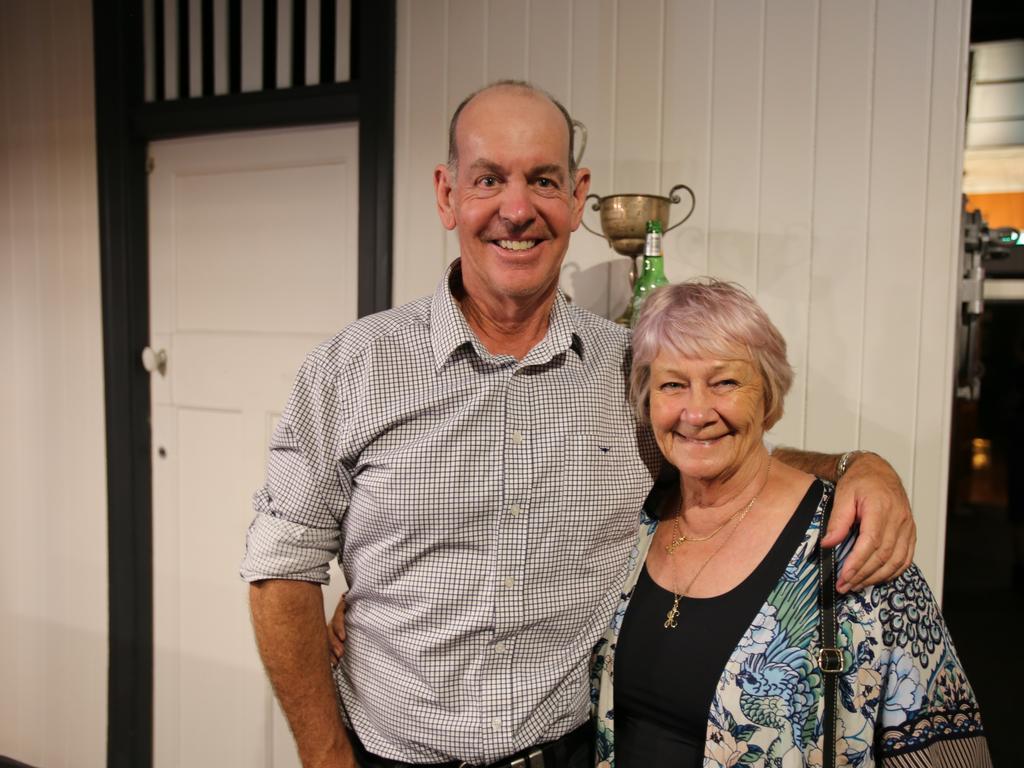 Bowen Collinsville Enterprise chairman Paul McLaughlin and Councillor Jan Clifford.