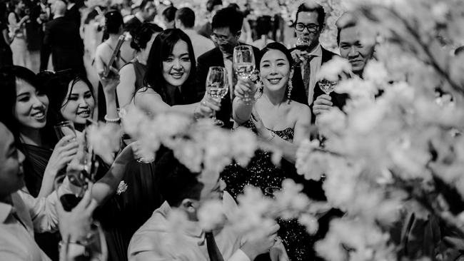 The wedding of Christine and Ivan. Picture: Eric Wang