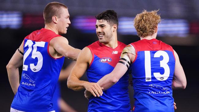 Christian Petracca was a standout for the Demons in the club’s win over Carlton. Picture: AAP Images