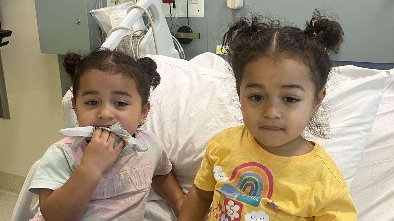 Devastating diagnosis: 3yo twin sisters battle cancer together