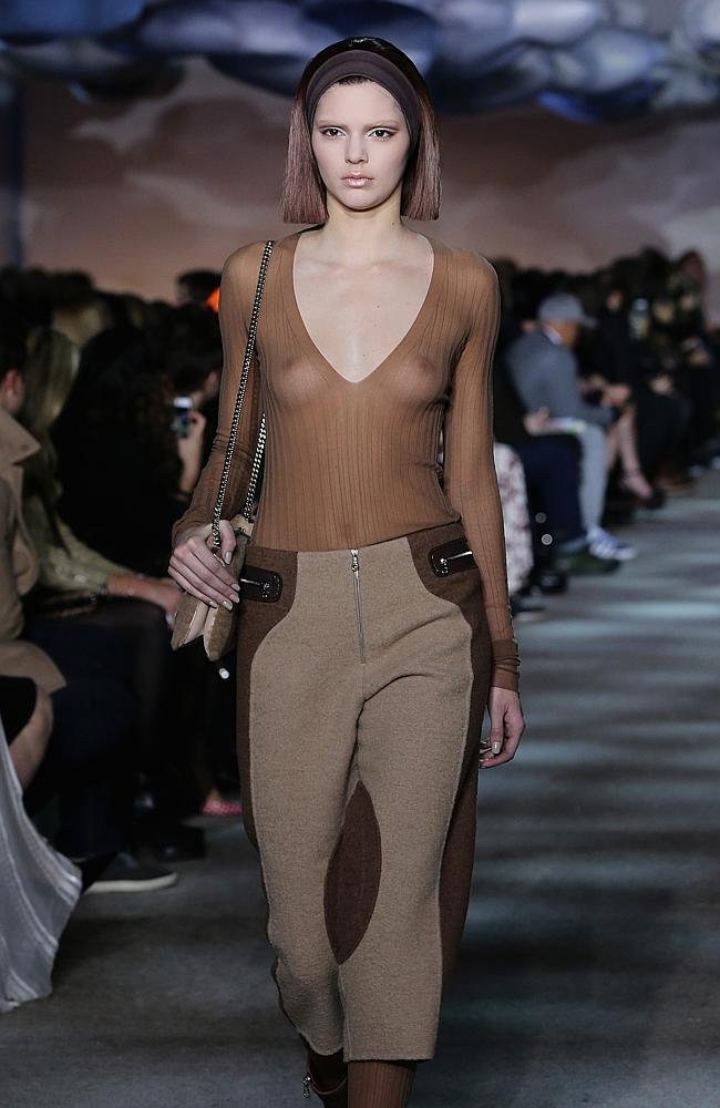 Kendall Jenner walks for Marc Jacobs during New York Fashion Week on February 13, 2014. Picture: Getty