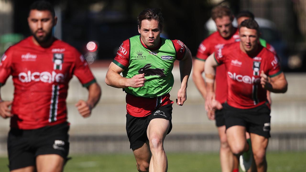 Cameron Murray during South Sydney Rabbitohs training at Redfen Oval. picture. Phil Hillyard