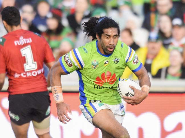 Raiders star Sia Soliola has just as big an impact off the field. Picture: AAP