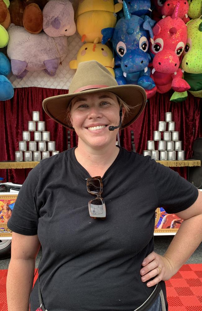 Codie Miller stands in front of her prizes at the Mackay Show on Thursday, June 16. Picture: Duncan Evans