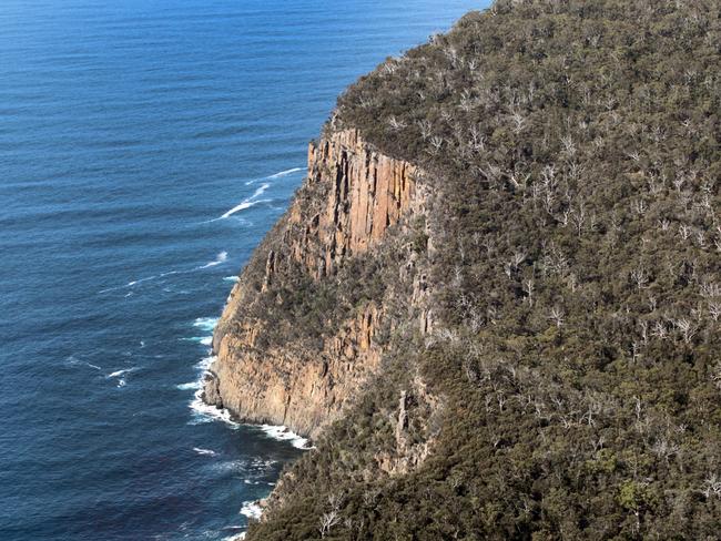 Bruny Island from the air. Picture: ROGER LOVELL