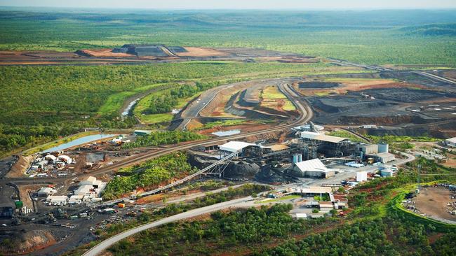 Aerial shot of McArthur River mine