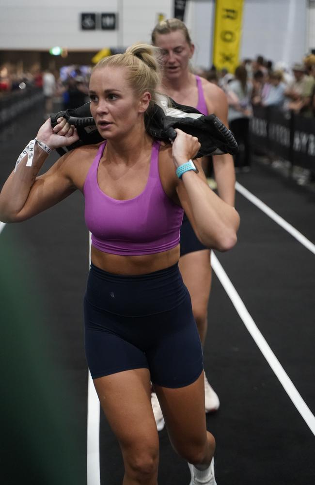 10000 athletes put their fitness to the test in a massive Hyrox competition this weekend (14-15 Dec) at Melbourne Exhibition and Convention Centre. Picture Valeriu Campan