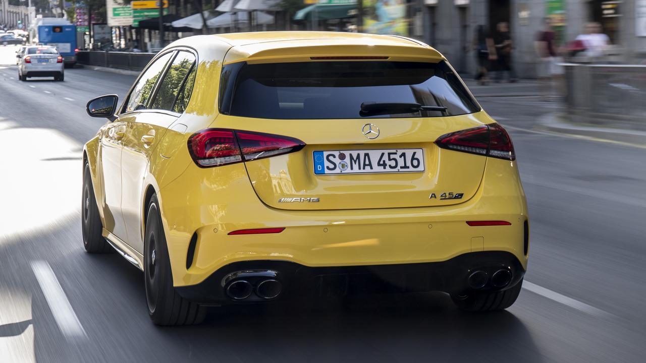 The A45 can sprint from 0-100km/h in just 3.9 seconds.