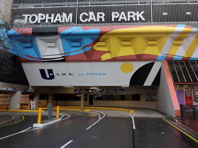 24/6/16 - the blue and yellow mural above the Topham Mall carpark - the mural is in the City AwardsPicture Simon Cross