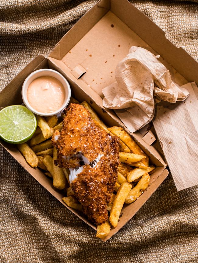 Angler was named in the top 5 best places to get Fish and chips in SA in 2023’s Delicious 100