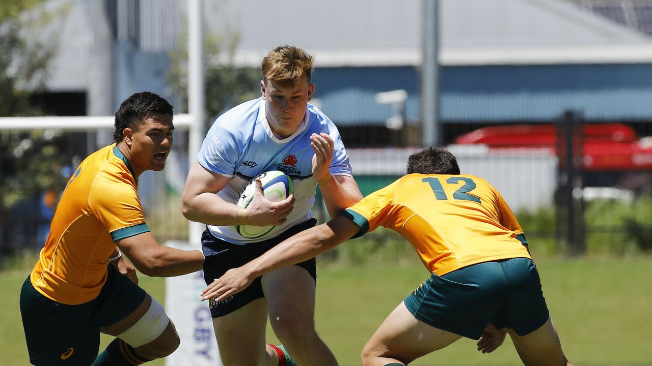 The Waratahs came out firing in the first half to score the first try of the match. Pictures: Karen Watson/Rugby Australia