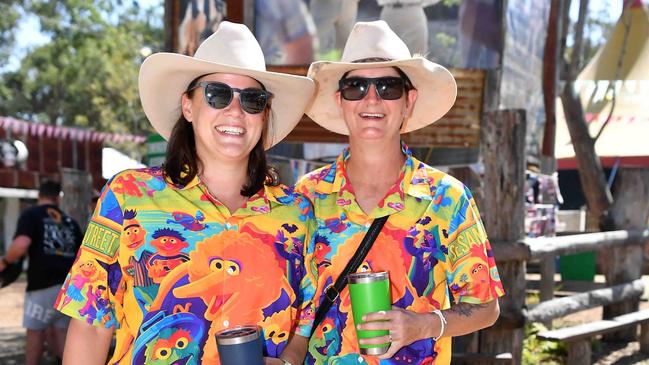 Emily Willett and Alex Otago at the Gympie Muster. Picture: Patrick Woods.