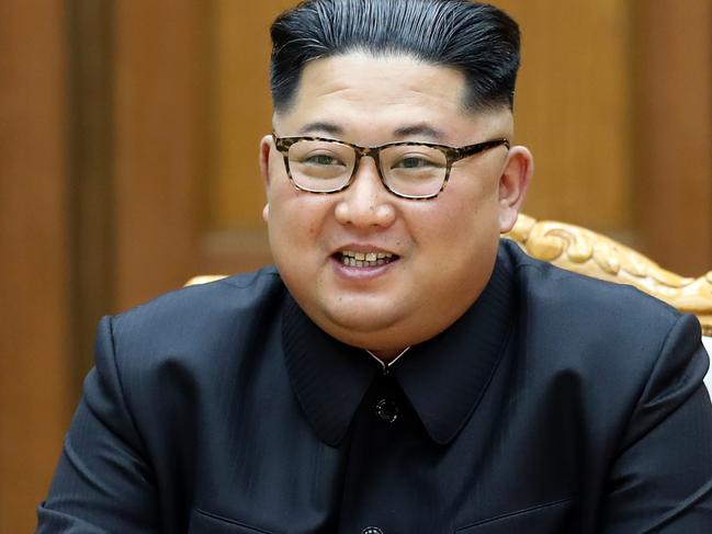 This combination of the May 26, 2018 provided May 27, 2018, by South Korea Presidential Blue House via Yonhap News Agency, shows South Korean President Moon Jae-in, left, and North Korean leader Kim Jong Un, right, during their meeting at the northern side of the Panmunjom in North Korea.  Kim Jong Un and South Korean President Moon Jae-in met Saturday, May 26,  for the second time in a month, exchanging a huge bear hug and broad smiles in a surprise summit at a border village to discuss Kim's potential meeting with U.S. President Donald Trump and ways to follow through on the peace initiatives of the rivals' earlier summit.  (South Korea Presidential Blue House/Yonhap via AP)